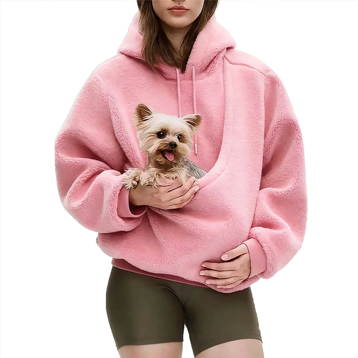 Autumn Winter Hoodie Kangaroo Dog Pet Holder Carrier Big Pouch Pocket Pullovers Sweatshirt Animal Pouch Hood Sweatshirt