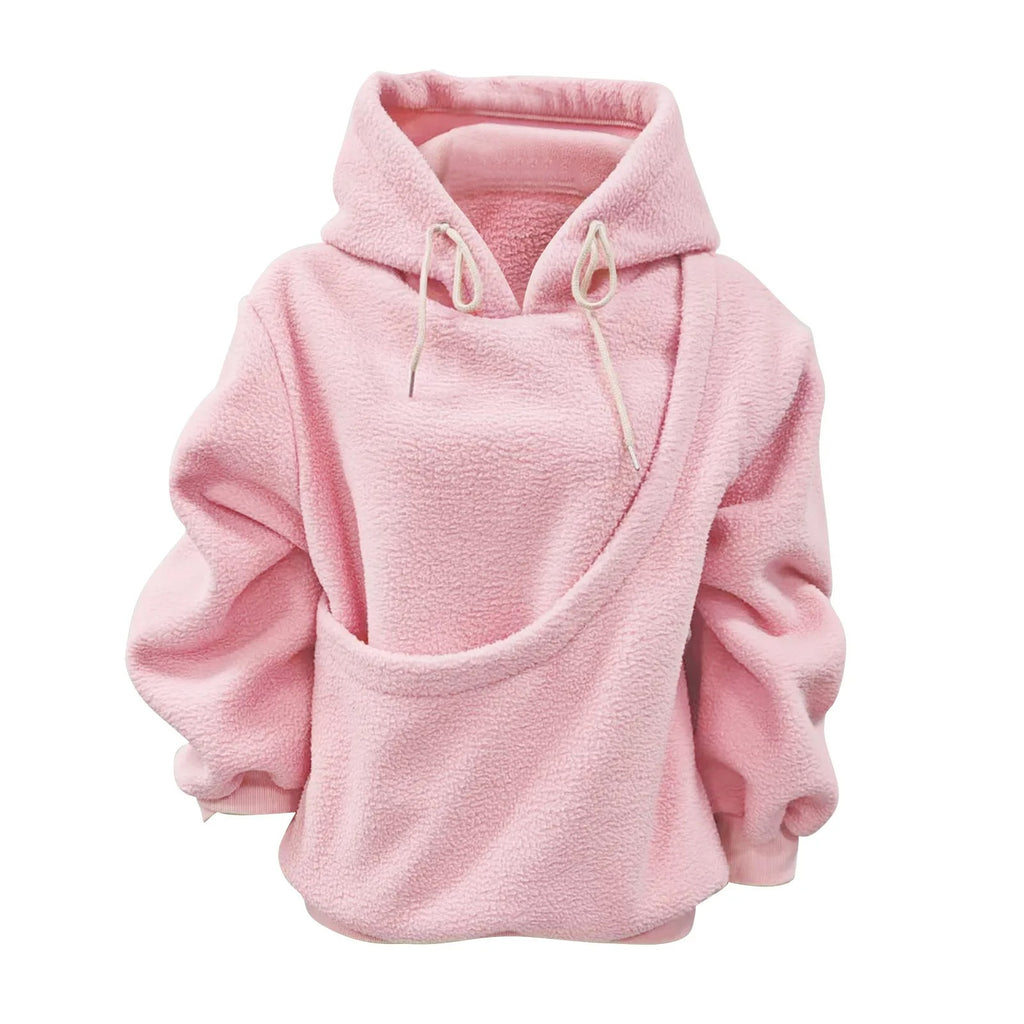 Autumn Winter Hoodie Kangaroo Dog Pet Holder Carrier Big Pouch Pocket Pullovers Sweatshirt Animal Pouch Hood Sweatshirt